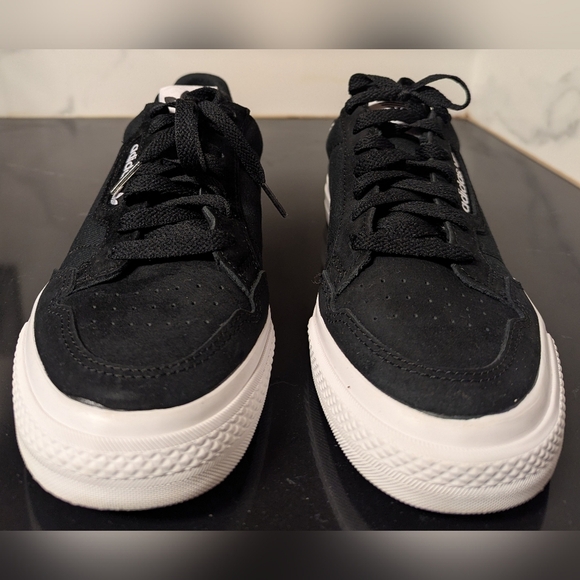 Adidas Continental Vulc Black White Men’s Classic Athletic Shoes Size 7 MSRP $75 - Picture 3 of 11
